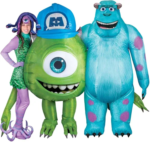 Vista 5 de Monsters Inc - Disfraz inflable de Mike Wazowski para adulto - ST