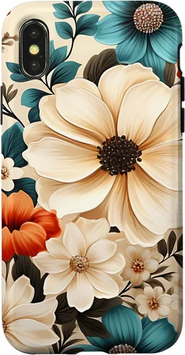 Vista 4 de Funda para iPhone 14 Mixed Flower Bouquet Floral Pattern Wildflowers