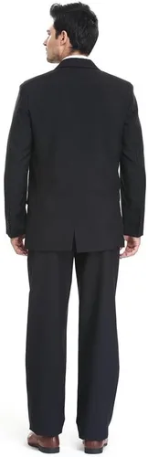 Vista 3 de U LOOK UGLY TODAY Traje de fiesta para hombre, color sólido, para fiestas temáticas, eventos, club, chaqueta con pantalones de corbata