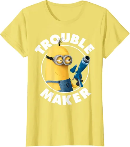 Vista 41 de Despicable Me Minions Kevin Fabricante de Problemas Gráfico Camiseta Negro