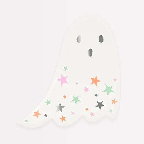 Vista 12 de Meri Meri Platos de papel de Halloween (paquete de 8), platos desechables para fiesta, fiesta de Halloween, niños y adultos, uso en interiores