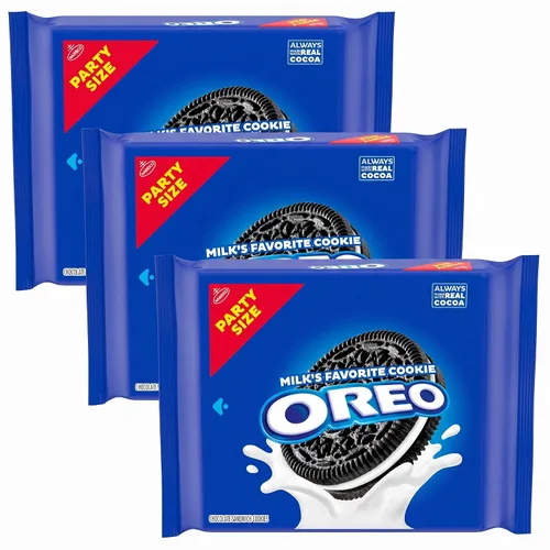 Vista 21 de OREO Galletas sándwich de chocolate, tamaño fiesta, 24.16 oz
