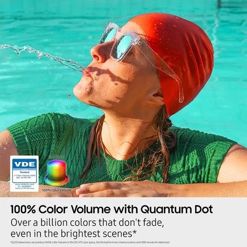 Vista 10 de Samsung - Smart TV QLED de 43 pulgadas de la serie Q7F Samsung Vision AI (modelo 2025, 43Q7F) Quantum HDR, Object Tracking Sound Lite, procesador Q4