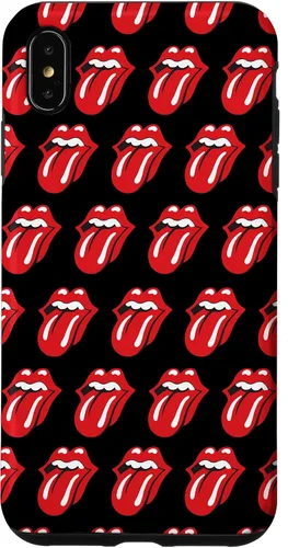 Vista 11 de Rolling Stones Classic Tongue Logo Repeat - Carcasa para iPhone 17, color negro