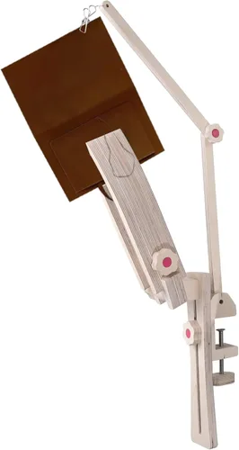 Vista 9 de citian Poni de costura de madera, cuero para manualidades, fácil de llevar, portátil, fácil de viajar, mini poni de costura Posición ajustable