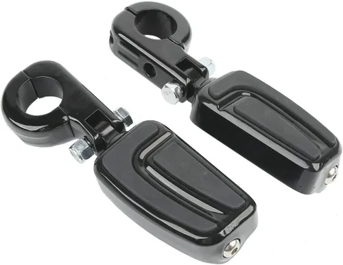 Vista 28 de Green-L Estriberas universales para motocicleta de 1 1/4 pulgadas con abrazadera P para Harley Sportster Softail Dyna Touring Road King Street Glide