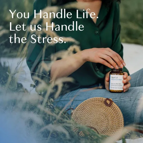 Vista 12 de AlgaeCal Magnesium Relax™ - Magnesio Quelado con Ashwagandha para Dormir y Ansiedad Ocasional - Glicinato, Malato, Citrato - Apoyo para el Sueño