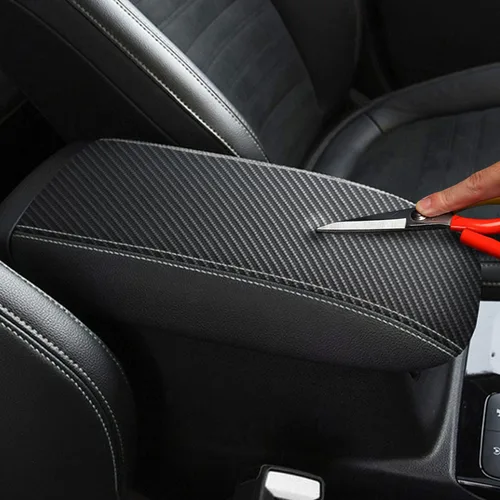 Vista 3 de HORRY Funda para reposabrazos de consola central adecuada para Ford Escape 2020-2023, Ford Bronco Sport 2021, 2022, 2023, protector de piel