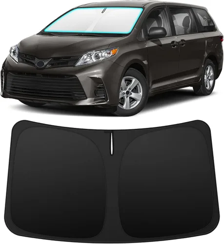 Vista 160 de INSAUTO Accesorios para parasol de parabrisas de ajuste personalizado para Acura RDX 2019-2026, parasol plegable para ventana delantera, reflector