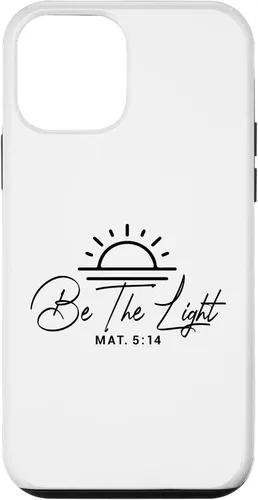 Vista 16 de Dichos cristianos y versos de la Biblia Mateo 5,14 Funda para iPhone 16