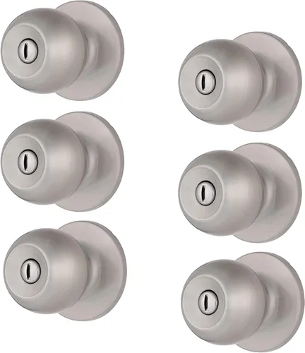 Vista 11 de BRINKS Pomo de Puerta de Entrada con Llave Transicional - Juego de Cerradura de Puerta Exterior Negro Mate, se Combina Perfectamente