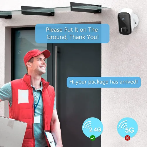 Vista 5 de LaView Cámara de seguridad interior 4pc cámara al aire libre con paquete de visión nocturna a