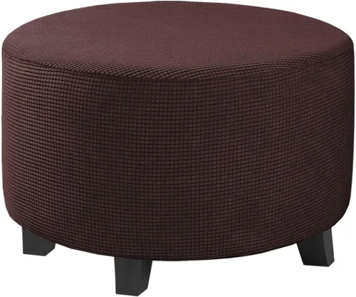 Vista 90 de H.VERSAILTEX Funda Deslizable para Otomana Rectangular Ajuste de Longitud 29"-34" Reposapiés Fundas Deslizables para Sofá Funda para Taburete