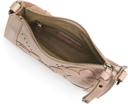 Vista 4 de Frye Melissa - Bolso cruzado con cremallera floral con tachuelas
