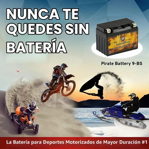 Vista 7 de YTX9-BS Power Sports batería de alto rendimiento