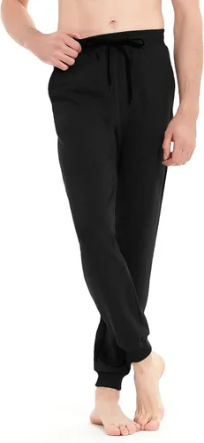 Vista 7 de Idtswch 30/32/34/36/38/40. Pantalones deportivos altos para hombre, extra largos, con bolsillos con cremallera