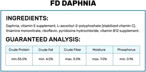 Vista 5 de Hikari Dafnia liofilizada Bio-Pure para mascotas, 0.42 onzas