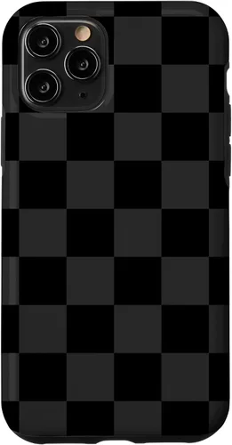 Vista 13 de Funda clásica para iPhone 12 Mini a cuadros grandes diseño de cuadros para mujer y hombre