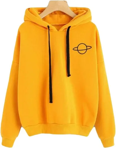 Vista 3 de Keepfit Sudaderas con capucha de forro polar para mujer, sudaderas de gran tamaño con bolsillo, ropa de otoño de manga larga