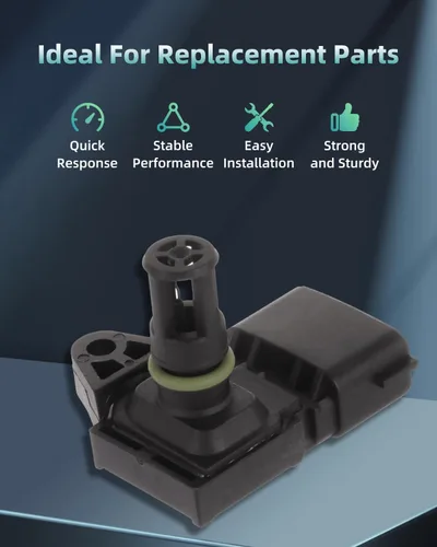 Vista 2 de SCITOO Sensor de presión absoluta del colector 1110010-PA01, 2 piezas, apto para 2007-2010 para Dodge para Ram 2500 2007-2010 para Dodge para Ram