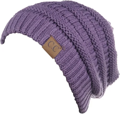 Vista 471 de C.C Trendy Warm Chunky Soft Stretch Cable Knit Beanie