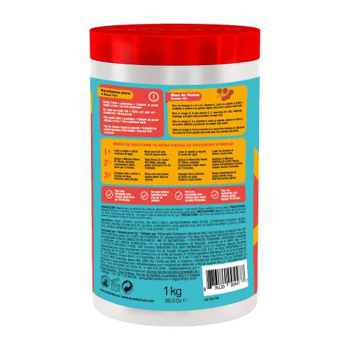 Vista 2 de NOVEX Mascarillas capilares acondicionadoras profundas de tamaño económico infundidas con ingredientes naturales (2.2 lbs/35 onzas) Mascarilla