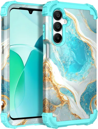 Vista 98 de Hocase Funda para Galaxy A37 5G, protección resistente a prueba de golpes, parachoques de goma de silicona suave+funda protectora híbrida