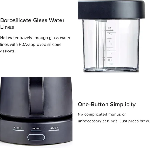 Vista 7 de Ratio Six Series 2 - Cafetera de goteo, jarra térmica de 8 tazas Negro
