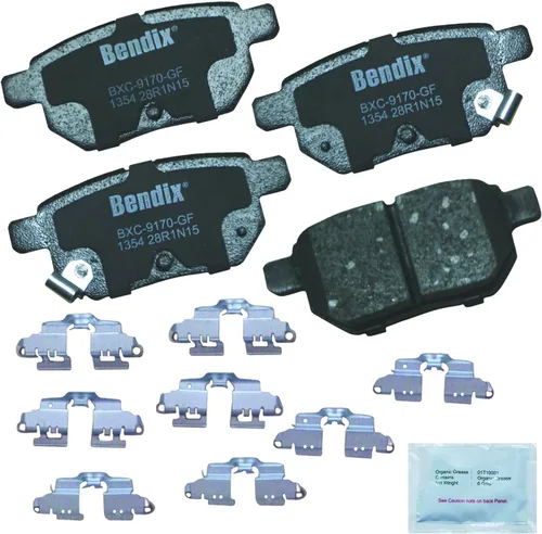 Vista 219 de Bendix Priority1 CFC154 - Juego de pastillas de freno de disco para Avanti II, Century, LeSabre, Regal, Riviera, chasis comercial, DeVille