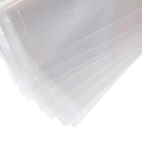Vista 9 de Falling in Art Bolsas de plástico transparentes con sello de cristal sin ácido de 1.496 mil (un solo lado) para impresiones de arte de 5x7, fotos, 5