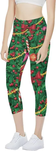 Vista 2 de AFPANQZ Leggings de yoga para mujer, pantalones de compresión sin costuras para gimnasio, deportes, levantamiento de glúteos, suaves, de cintura