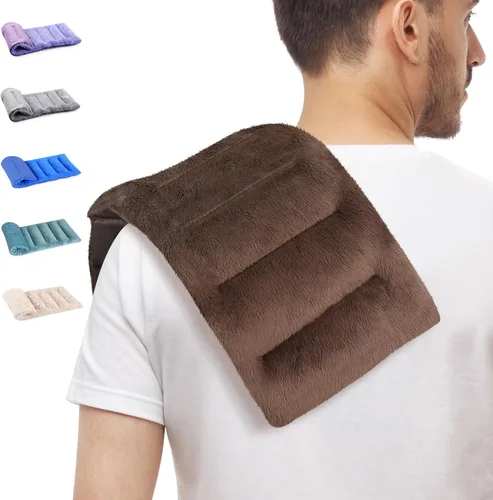 Vista 11 de SuzziPad Almohadillas térmicas aptas para microondas para reducir el malestar, almohadilla térmica de 7x16 apta para microondas, para dolor