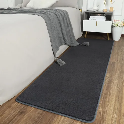 Vista 6 de AROGAN Alfombra Shag de Pasillo de 2 x 4 pies para pasillos, alfombras lavables con espuma viscoelástica para dormitorio, entrada