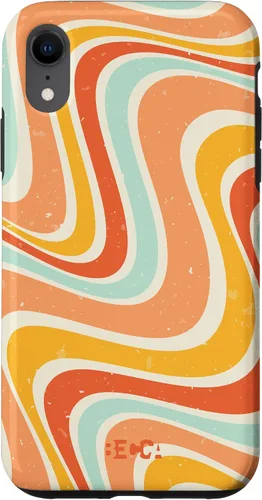 Vista 25 de Retro Groovy Liquid Swirl Hippie 70's 80's Psychedelic Phone Case para iPhone 17