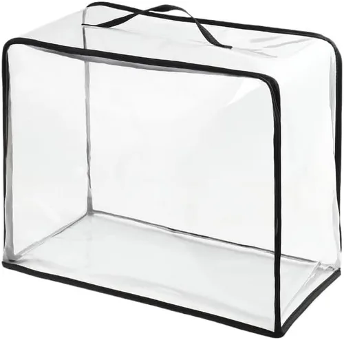 Vista 3 de neceser Bolsas De Almacenamiento De Artículos De Tocador Para Hombre Y Mujer, Neceser Transparente De PVC Con Cremallera, Organizador De Maquillaje