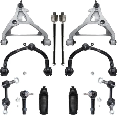 Vista 27 de Detroit Axle - Kit de extremo delantero para Hyundai Sonata XG350 XG300 Kia Optima, 2 brazos de control superiores con juntas de bola, 2 brazos
