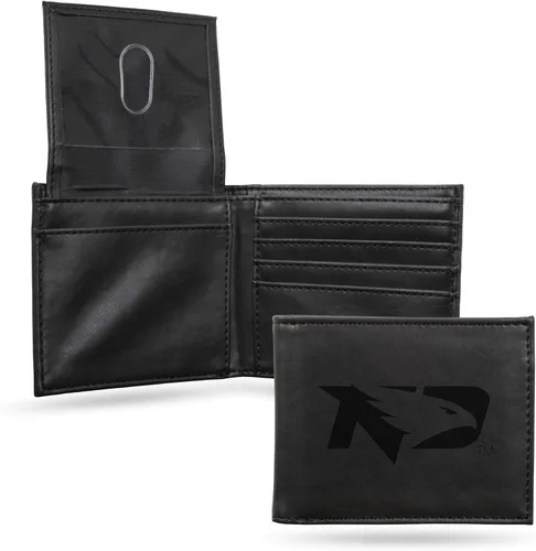 Vista 26 de NCAA Rico Industries Cartera Billetera con Grabado Láser Cartera Billetera con Grabado Láser - Diseño Delgado - Gran Regalo