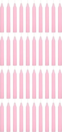 Vista 26 de Mega Candles Mini vela de hechizo con carillón cónico, 20 unidades, 4 x 1/2 Surtido
