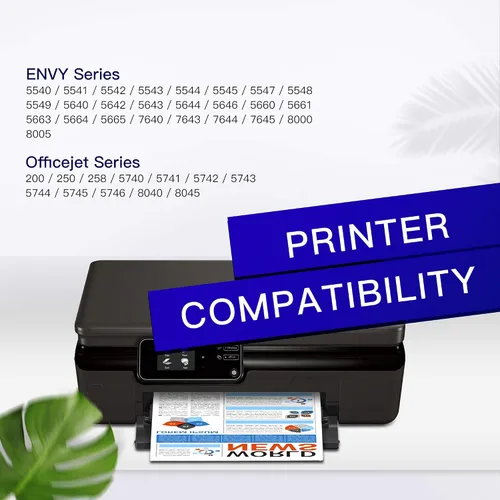 Vista 2 de GPC Image Cartucho de tinta remanufacturado de repuesto para HP 62XL 62 XL para Envy 5540 5660 7645 5642 5542 5643 5640 7644 5661 7643 5663