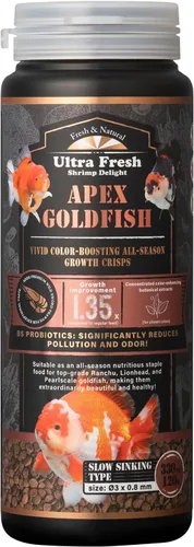 Vista 11 de Ultra Fresh Apex Goldfish Crisps Potenciadores de Color, Alimento para Peces Goldfish con Ingredientes Naturales Premium Potenciadores