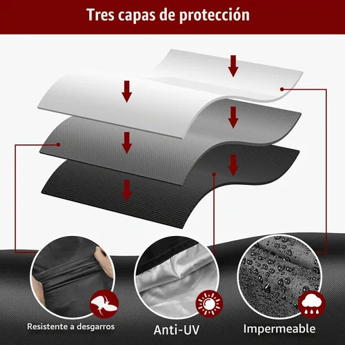 Vista 3 de SHINESTAR Cubierta de Parrilla para Blackstone de 22" y 28" Cubierta de Parrilla de Estante Único con Capucha y Soporte, Cubierta Impermeable