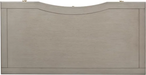 Vista 6 de Jennifer Taylor Home JTH Luxe Dauphin Gold Accent - Escritorio ejecutivo de 5 cajones