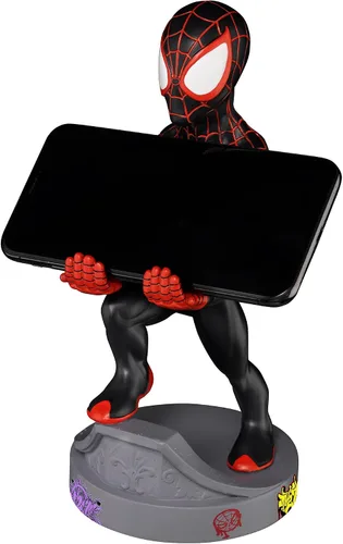 Vista 7 de Exquisite Gaming Cable Guy - Marvel Spiderverse: Miles Morales Spiderman - Controlador de carga y soporte para dispositivos - Juguete - Xbox 360