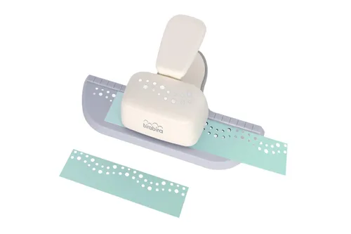 Vista 14 de Bira Craft Perforadora de papel de borde continuo para álbumes de recortes, tarjetas, artes (ángeles)