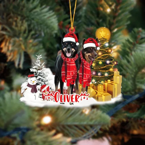 Vista 49 de NAZENTI Adorno personalizado de gato abisinio con árbol de pino, adorno de Navidad personalizado para perros amantes de las mascotas, colgante