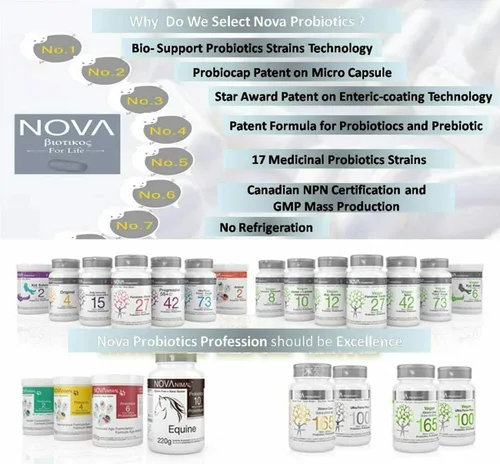 Vista 3 de NOVA Probiotics Multi-Strain Ultra Strength Plus+ 100 mil millones de probióticos por cápsula-30 VCaps