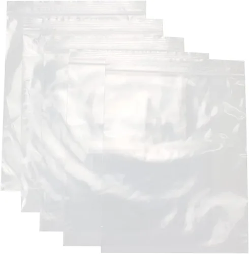 Vista 6 de 6" X 9" (100 bolsas) Bolsas de plástico transparente con cierre zip resellable de 2 mil Paquete de 100