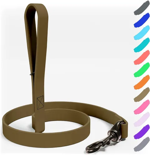 Vista 16 de Biothane - Correa para perro extra resistente, fabricada en Estados Unidos, correas impermeables para perros grandes, medianos y pequeños, correa