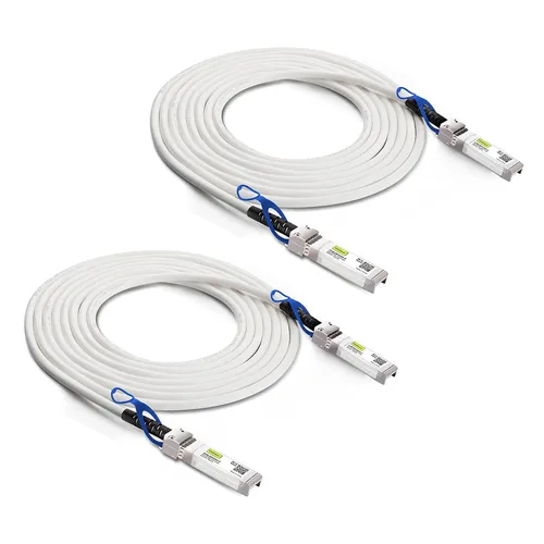 Vista 15 de 10Gtek Cable blanco 25G SFP28 SFP+ DAC para Cisco SFP-H25GB-CU1M, 1m/3.3ft