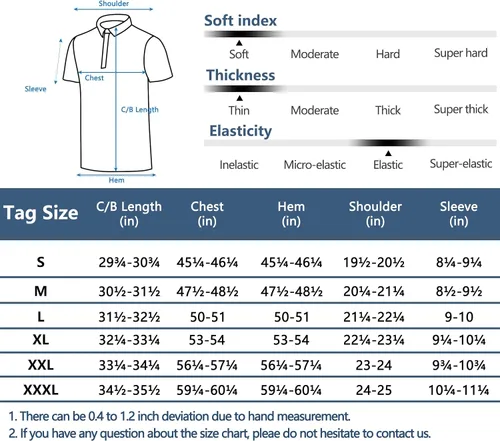 Vista 7 de Little Donkey Andy Men's Lightweight UPF 50+ Short Sleeve Shirt, Breathable Fishing Hiking Shirt, Air-Holes Tech